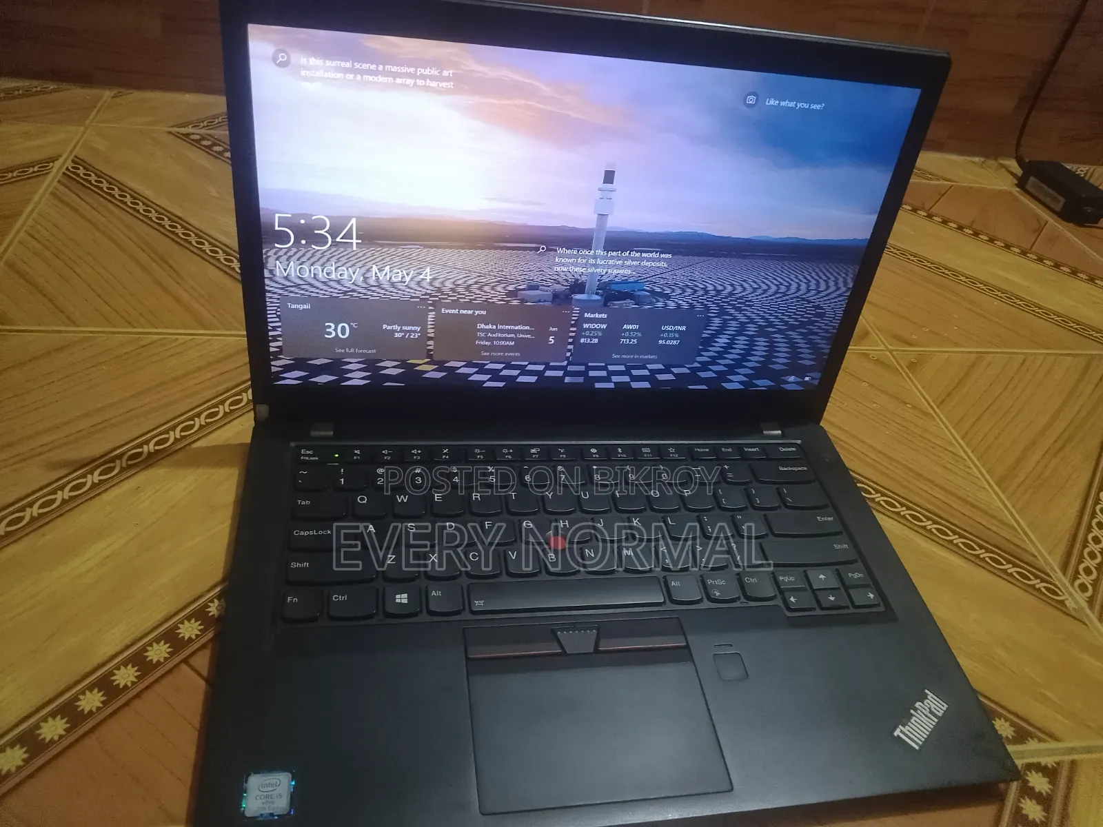 Laptop Lenovo ThinkPad T470s 8GB Intel Core I5 SSD 256GB