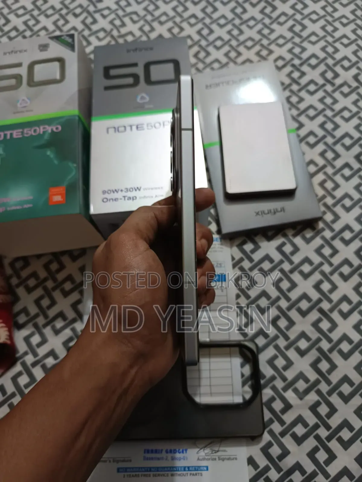 Infinix Note 50 Pro 256 GB Silver