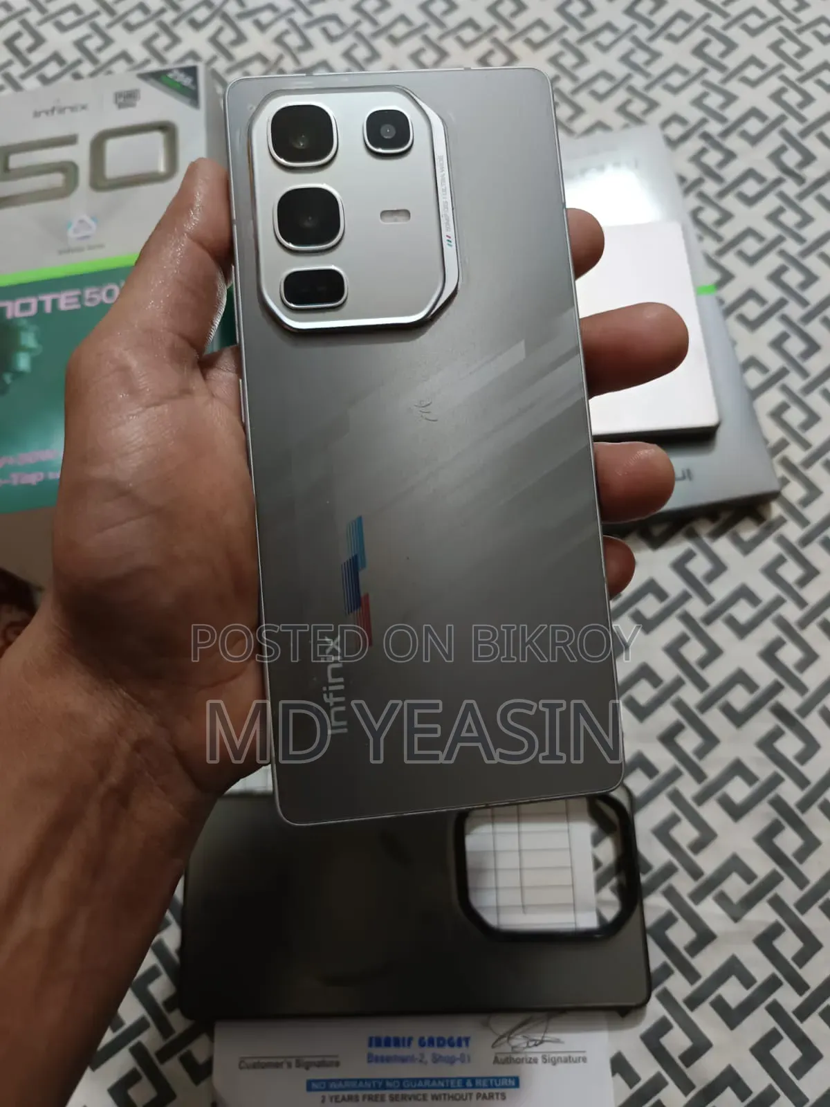 Infinix Note 50 Pro 256 GB Silver