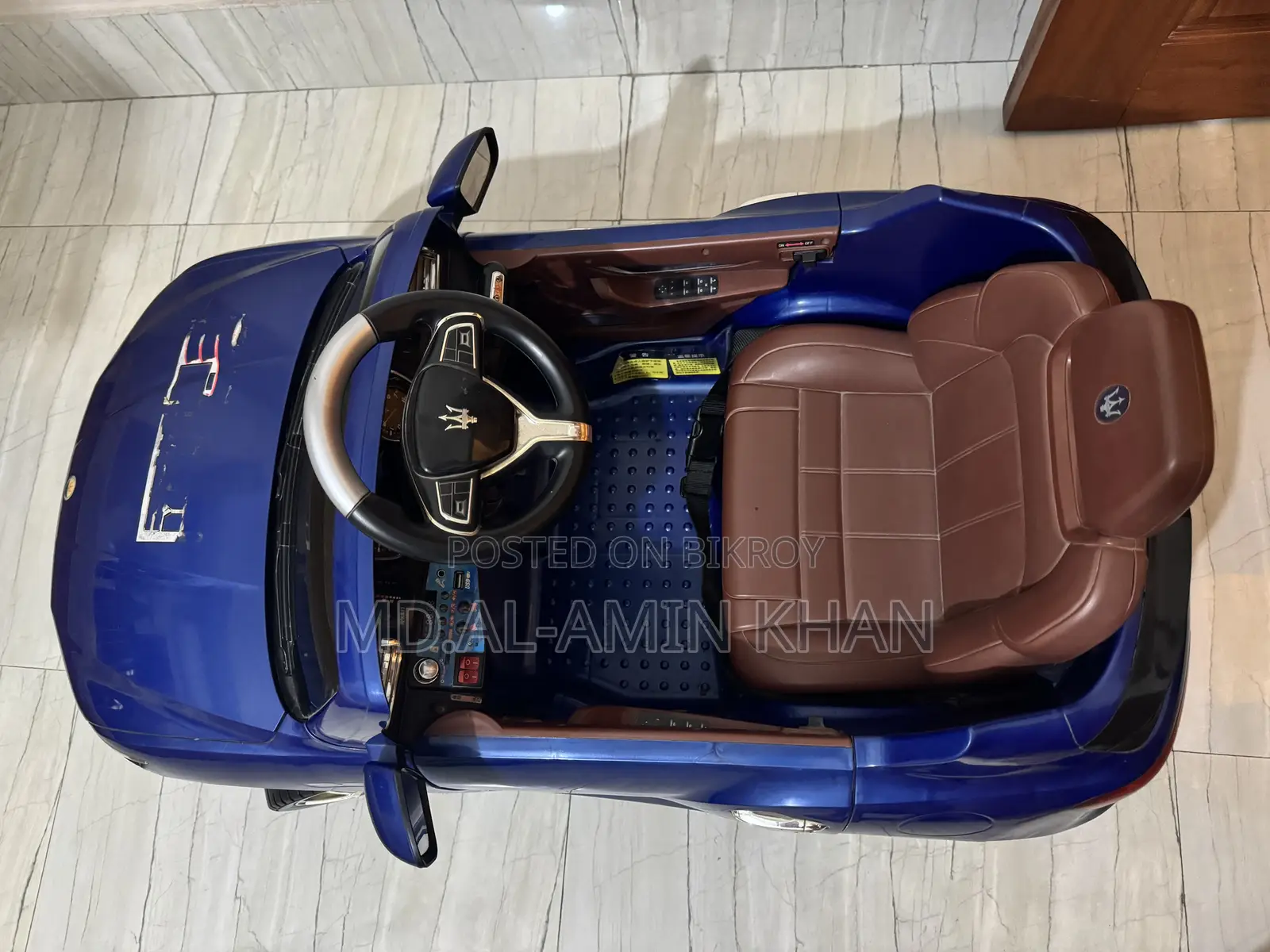Blue Color Toy Car