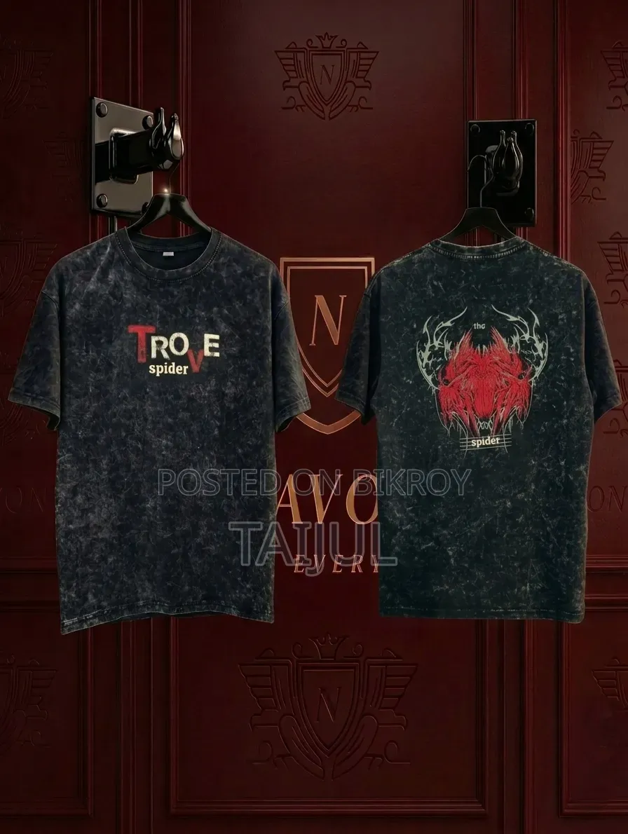 Premium Acid Wash Drop Shoulder T-shirt