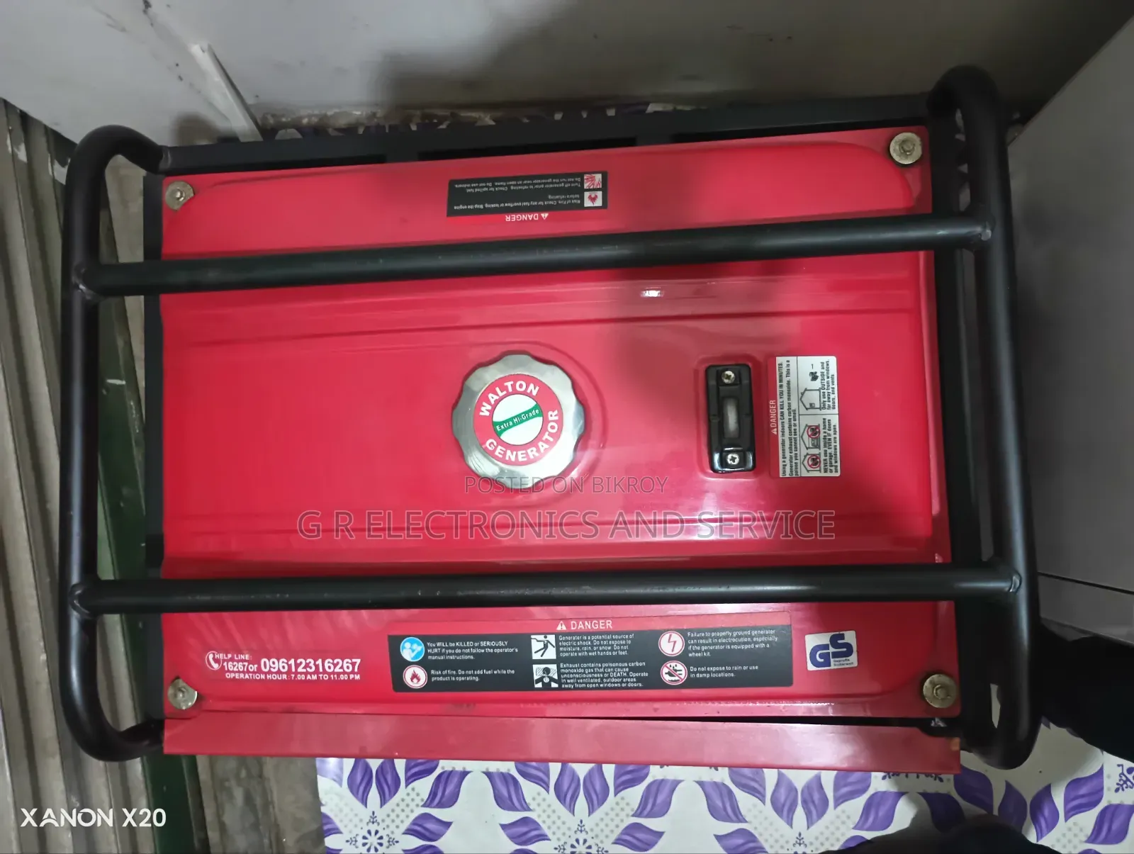 Urgent Sale: Walton 3600 Watt Generator (Like New)