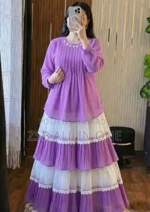 Trendy Ladies Tops and Skirt Set