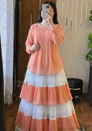 Trendy Ladies Tops and Skirt Set