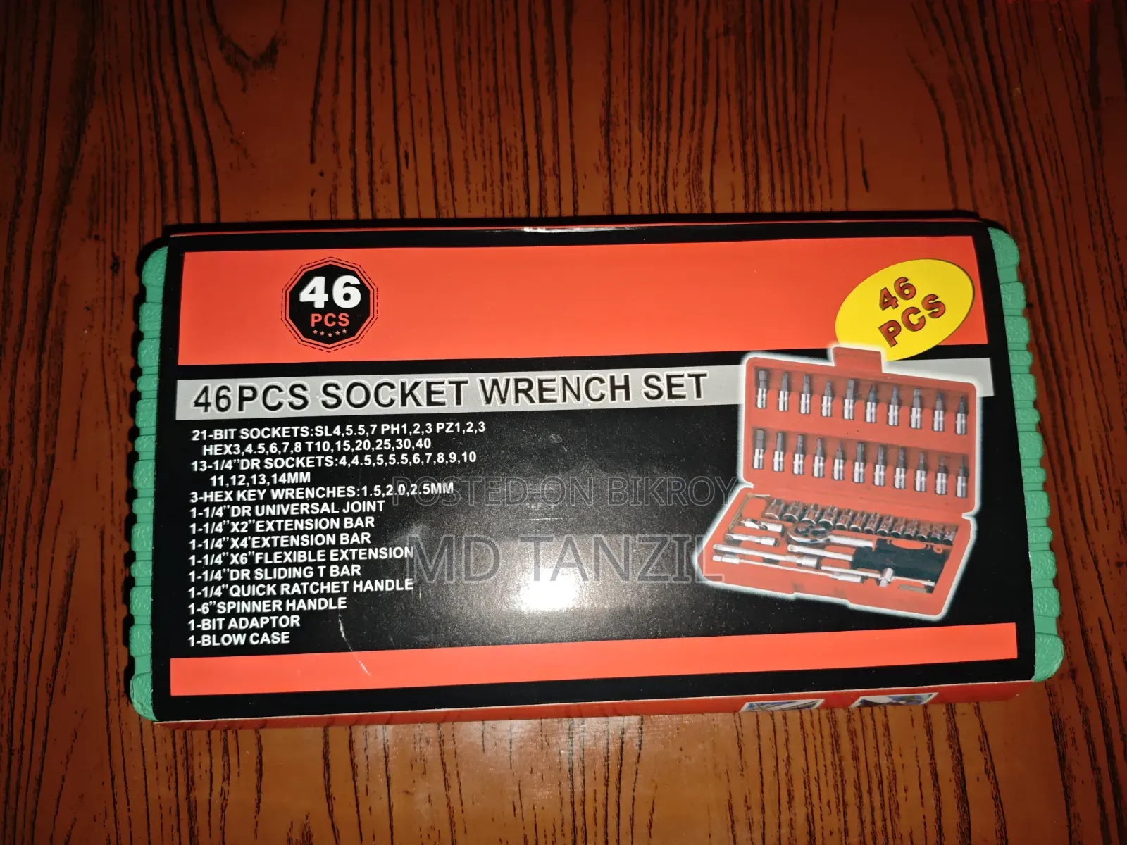 46 Pcs Socket Wrench Set