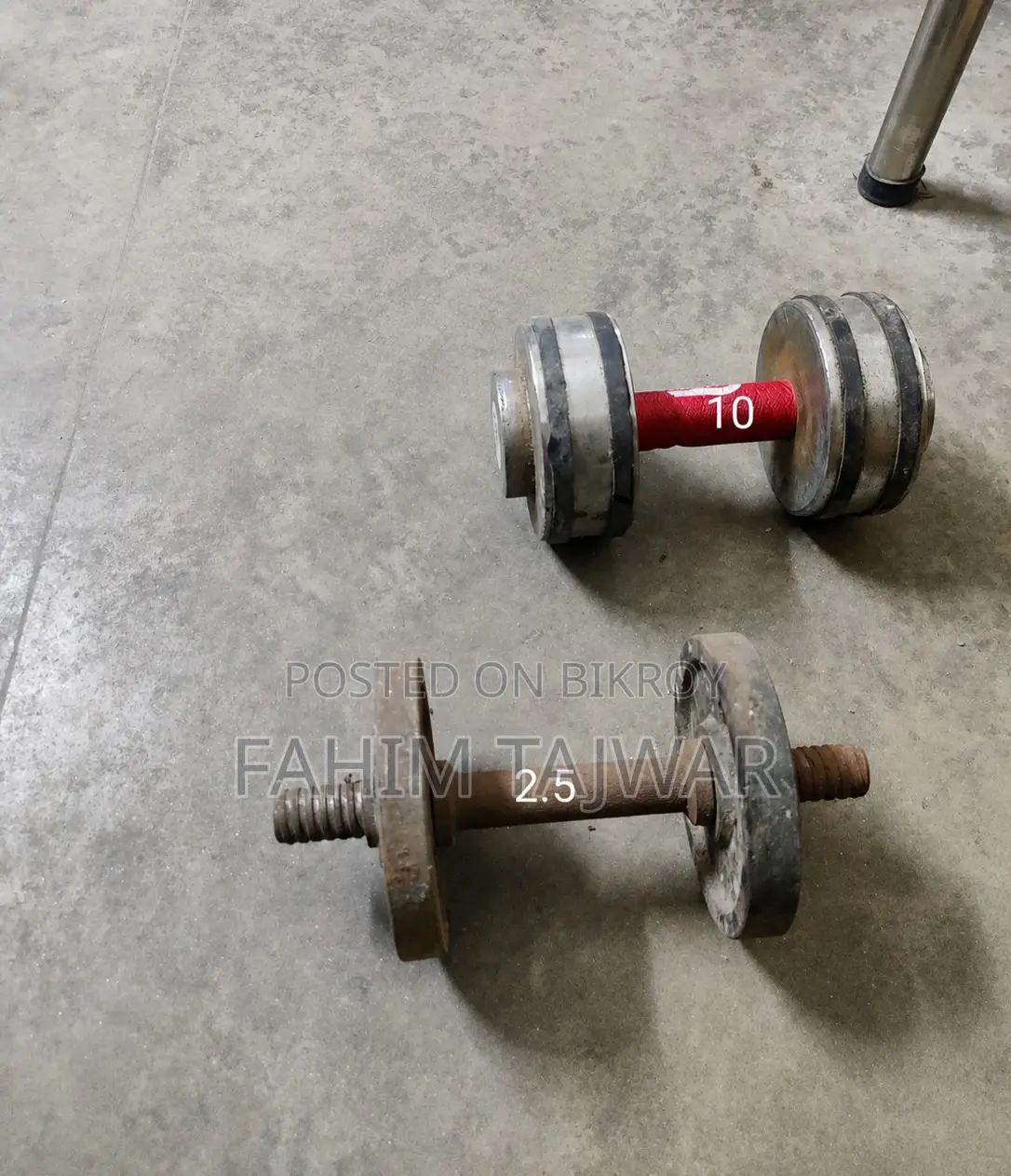 Weight Plates And Dumbbells