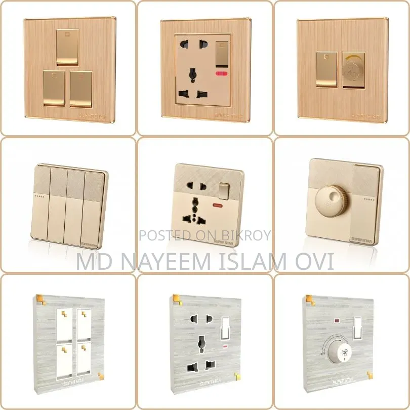 Wires, Lights, and Gang Switches sold at company prices.