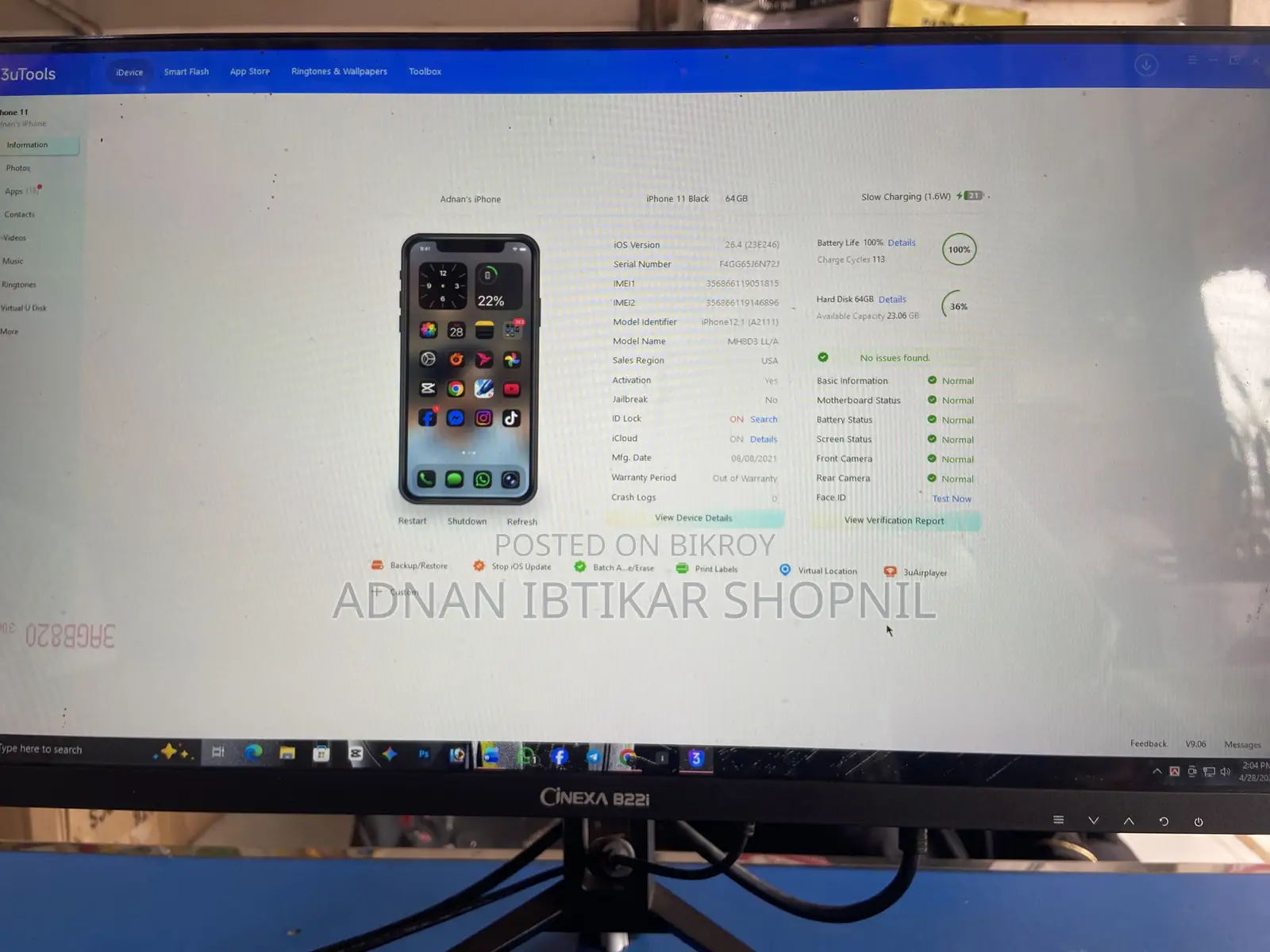 Apple iPhone 11 64 GB Black