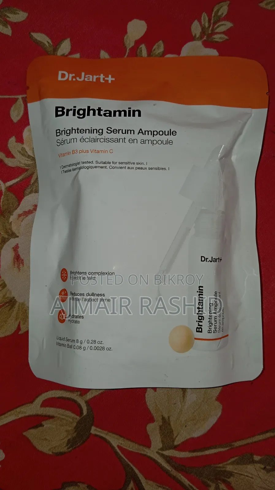 Dr Jart+ Brightamin Brightening Serum Ampoule Vitamin B3 Vitamin C