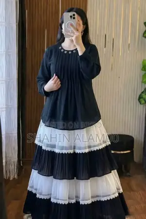 Trendy Ladies Tops and Skirt Set
