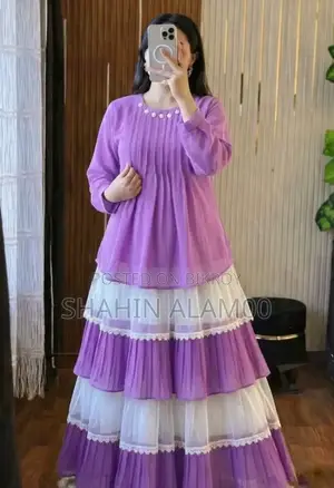 Trendy Ladies Tops and Skirt Set
