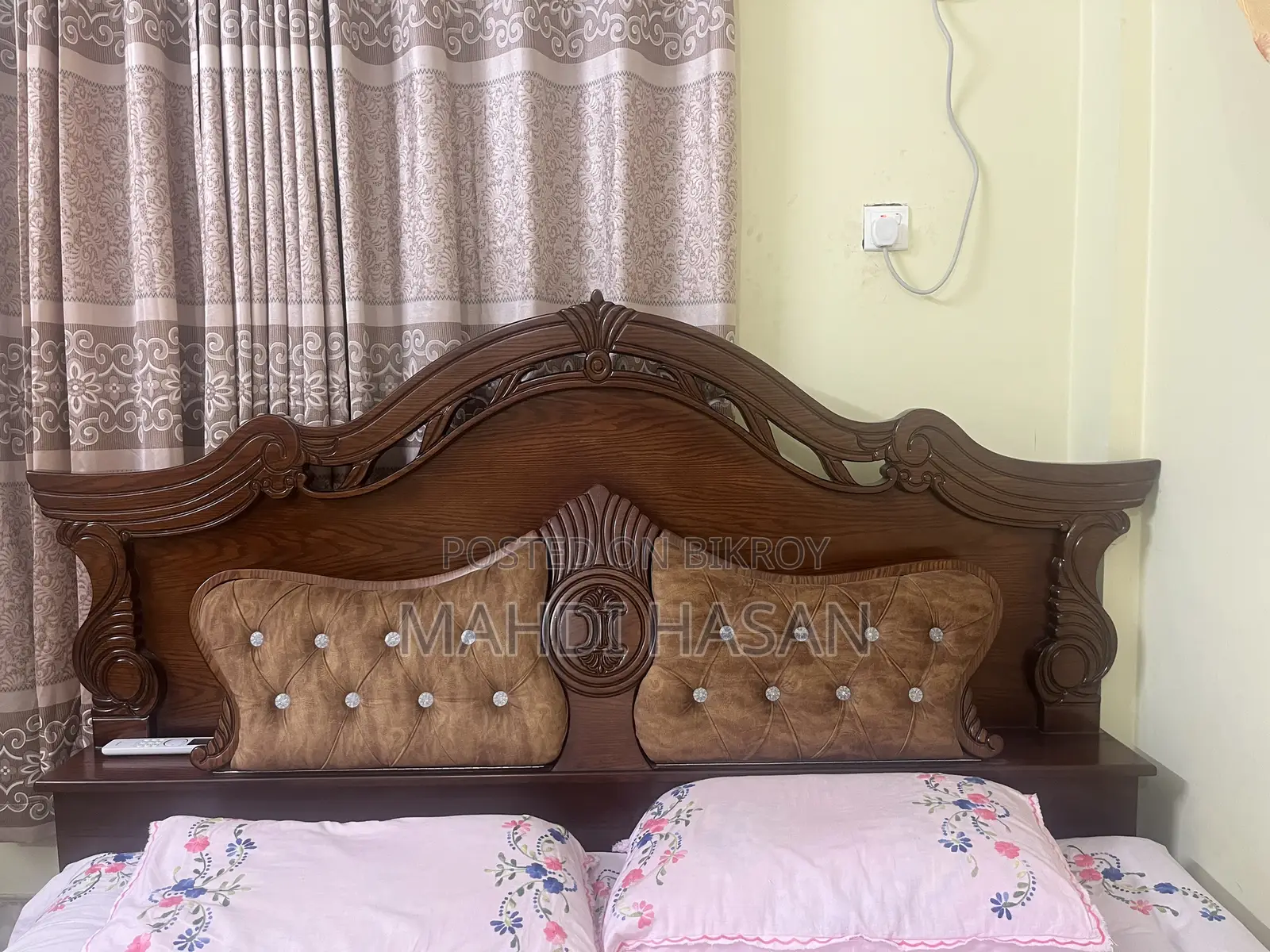 ম্যাট্রেসসহ কিং সাইজ বিছানা