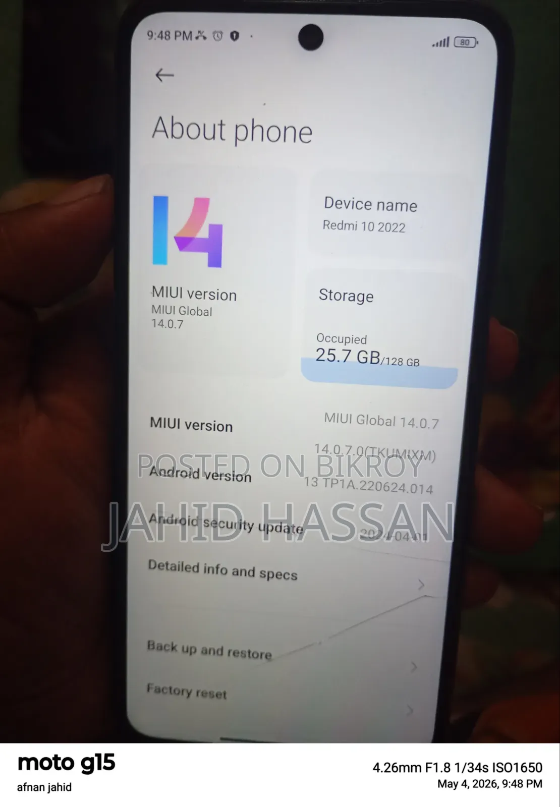 Xiaomi Mi 10 128 GB Black