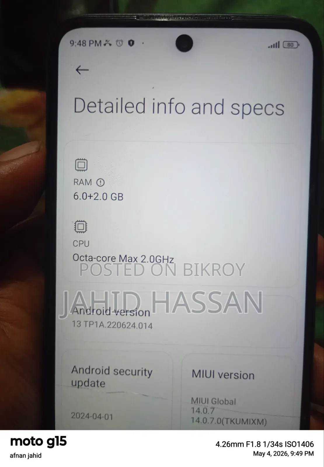 Xiaomi Mi 10 128 GB Black