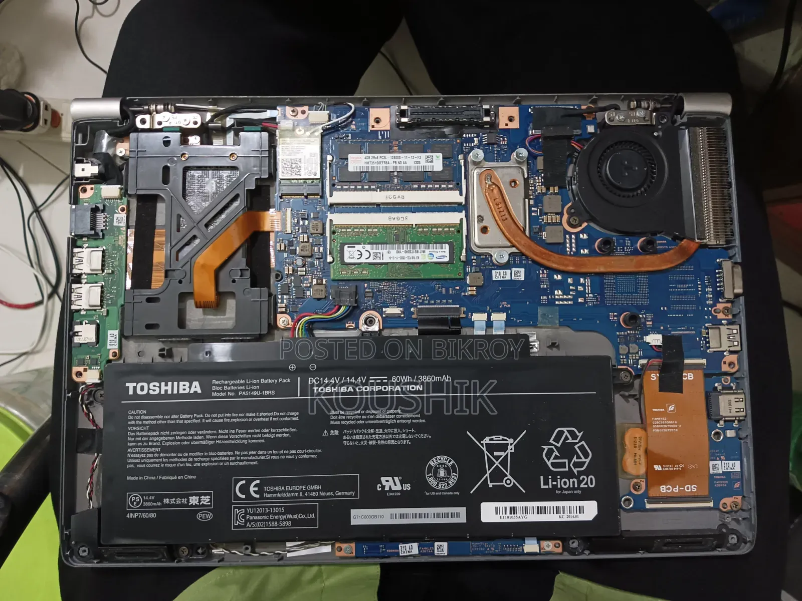 Laptop Toshiba Dynabook R634/M 8GB Intel Core I5 SSD 256GB
