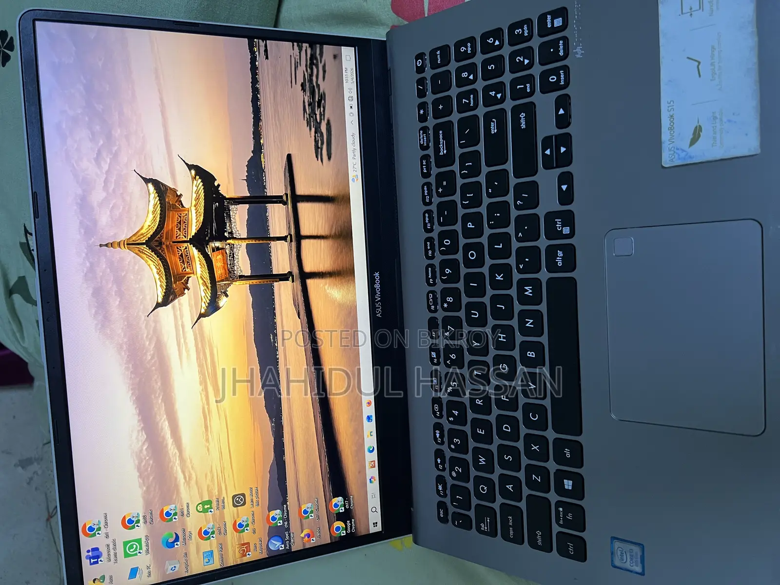 Laptop Asus VivoBook S15 S530UN 8GB Intel Core I3 SSD 256GB