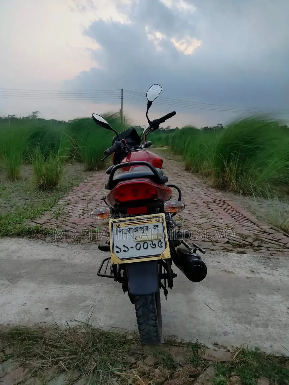 New Bajaj Discover 135 2015 Red