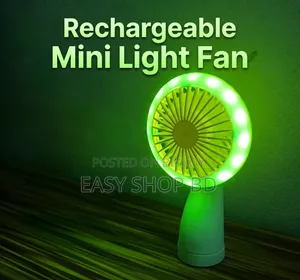 Rechargeable Mini Light Fan – Stay cool in the heat, solve your load-shedding woes!