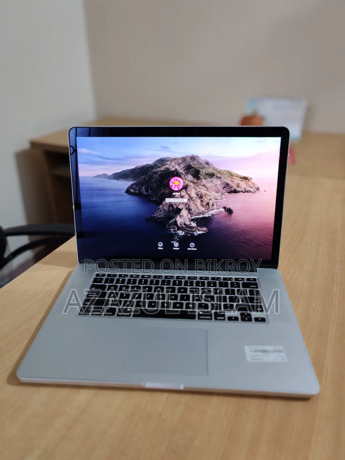 Laptop Apple MacBook Pro 2013 8GB Intel Core I7 SSD 512GB