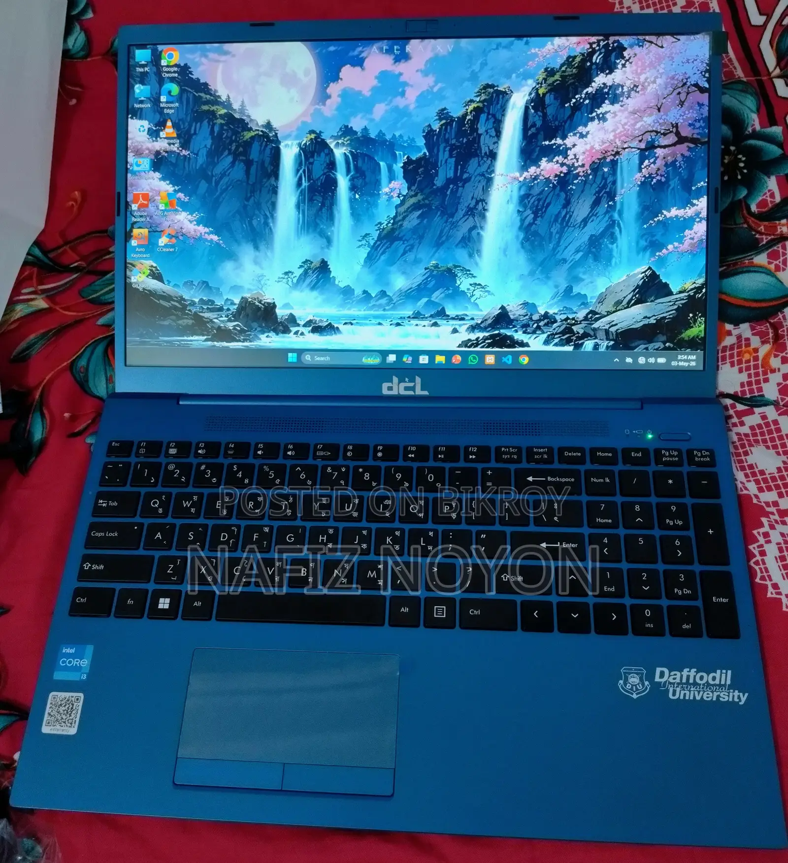 New Laptop 8GB Intel Core I3 SSD 500GB