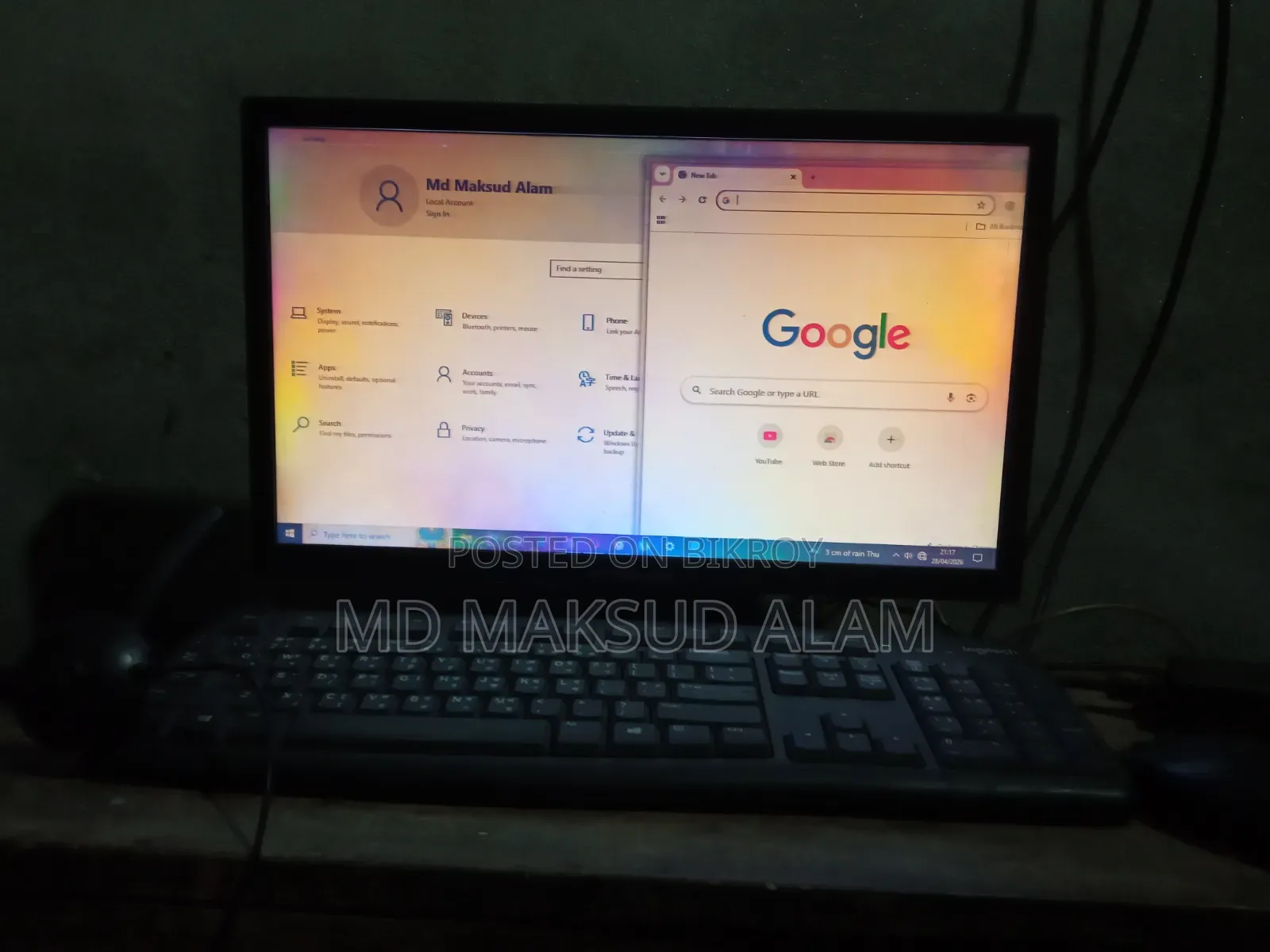 Desktop Computer 12GB Intel Core i3 SSD 128GB