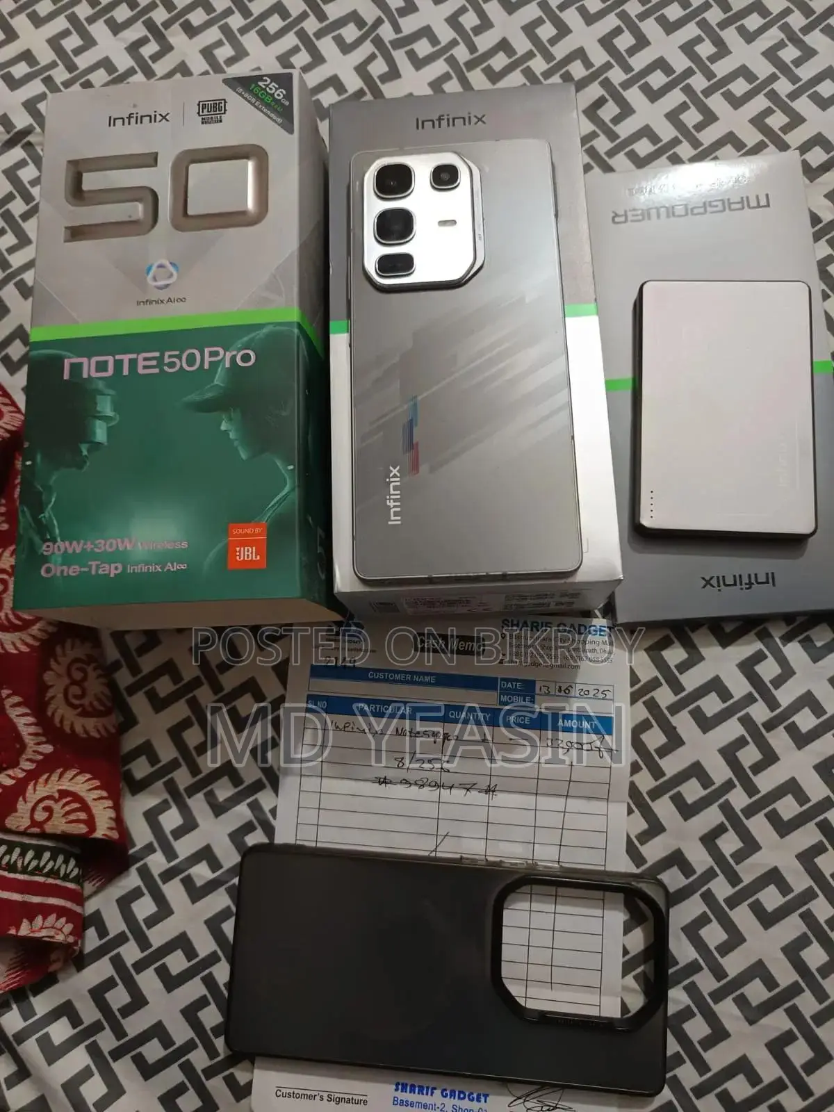 Infinix Note 50 Pro 256 GB Silver