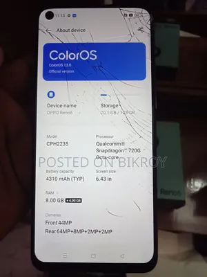 Oppo Reno6 128 GB Black