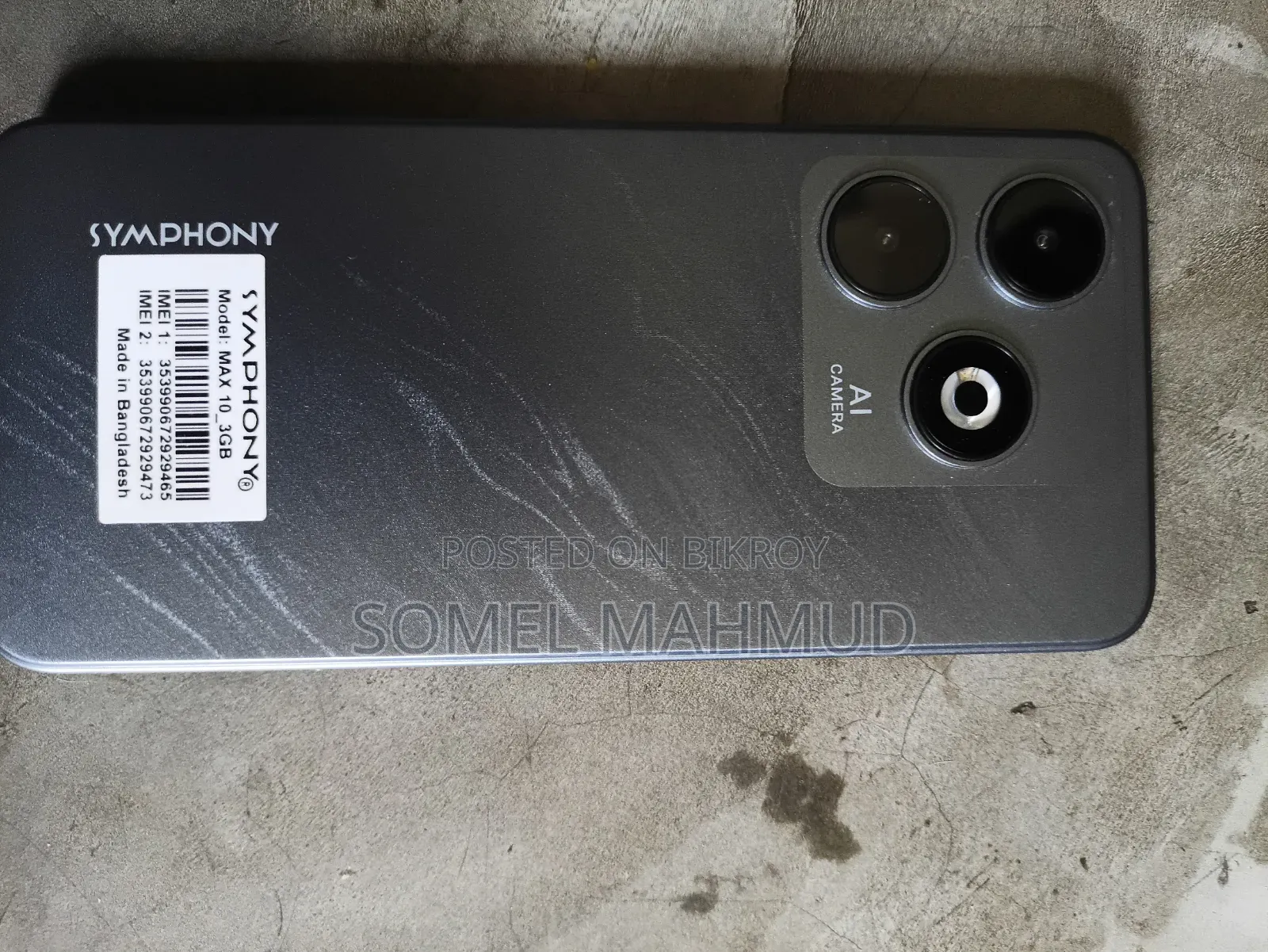 Symphony MAX 10 32 GB গ্রে
