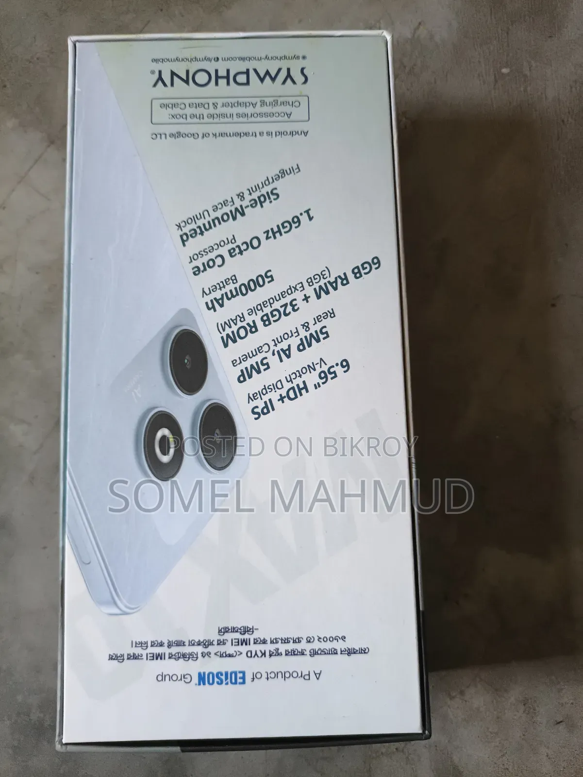 Symphony MAX 10 32 GB গ্রে
