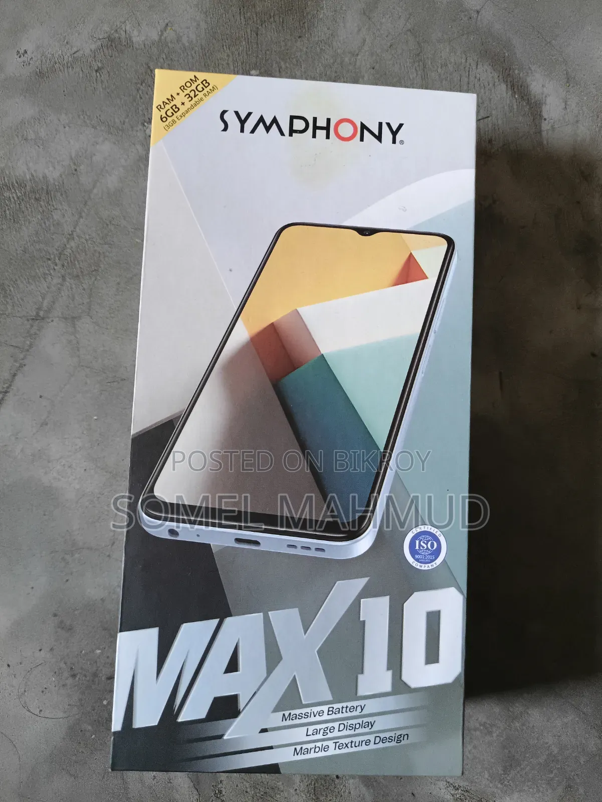 Symphony MAX 10 32 GB গ্রে
