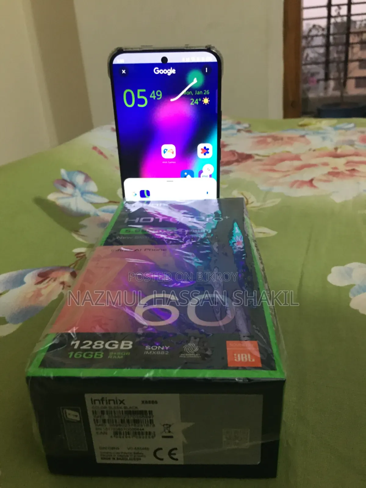 Infinix Hot 60 Pro+ 128 GB Black