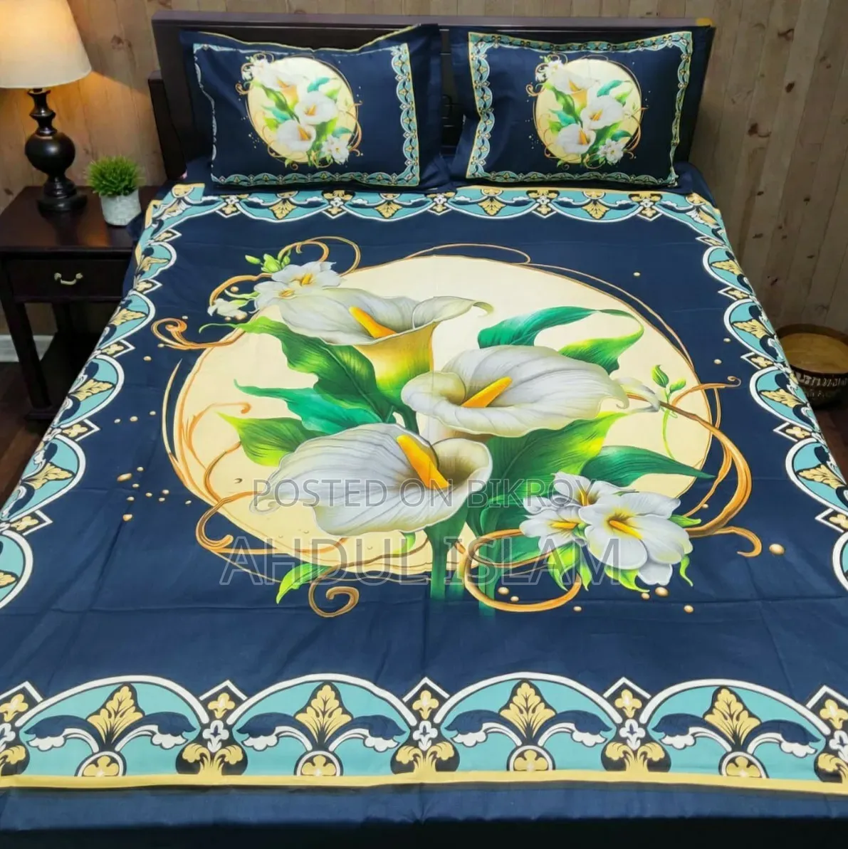 Panel Cotton Bed-Sheet