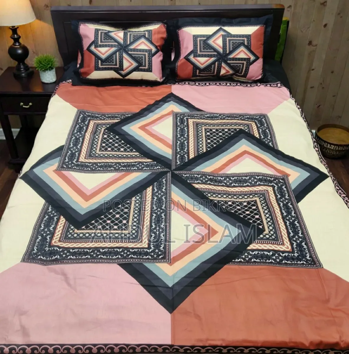 Panel Cotton Bed-Sheet