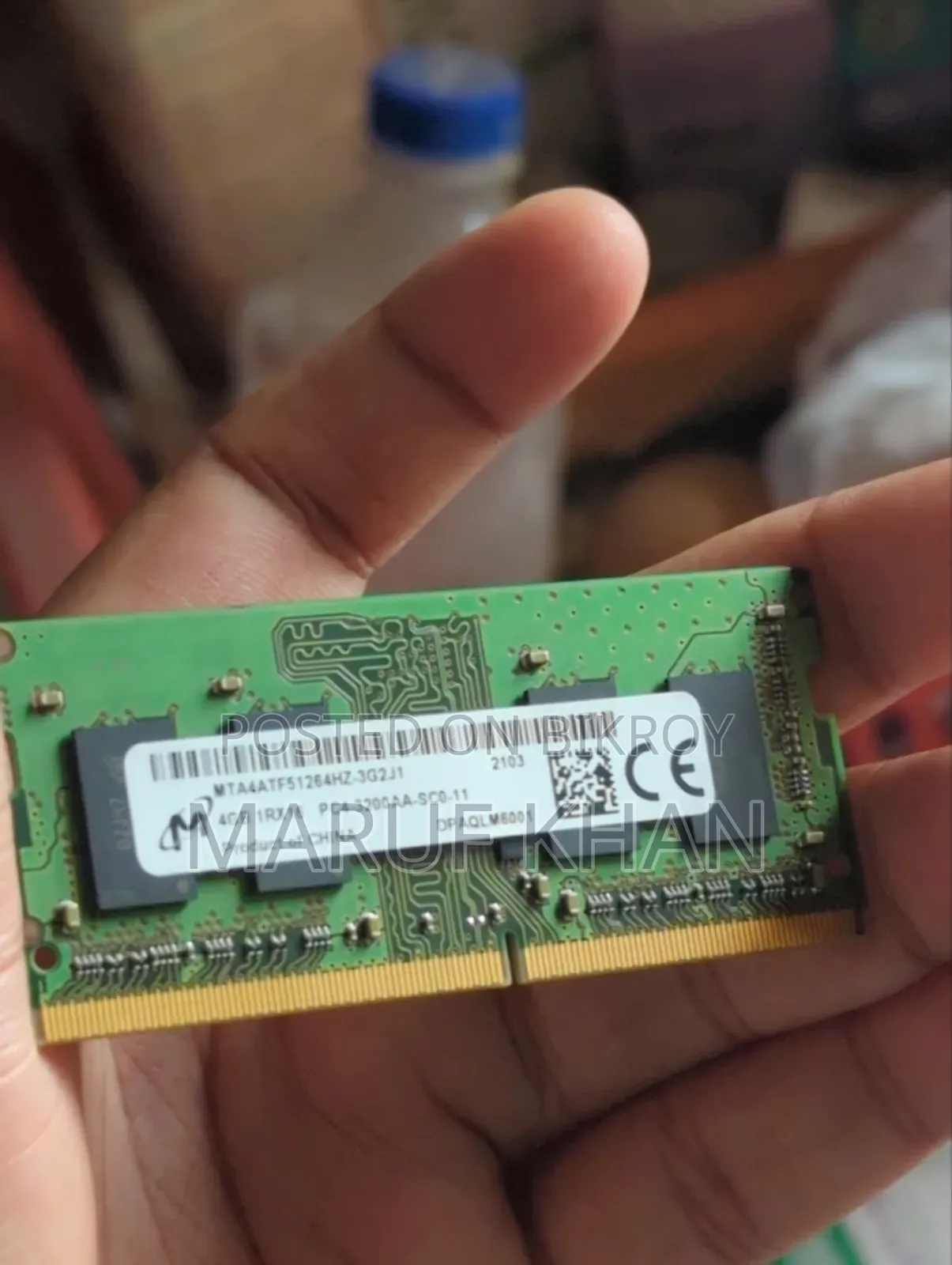 Sk Hynix 4gb Ddr4 3200 Mhz Laptop Ram