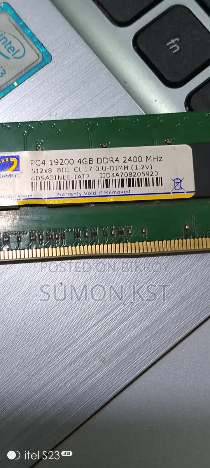 4GB DDR4 Dual Core 6th Gen