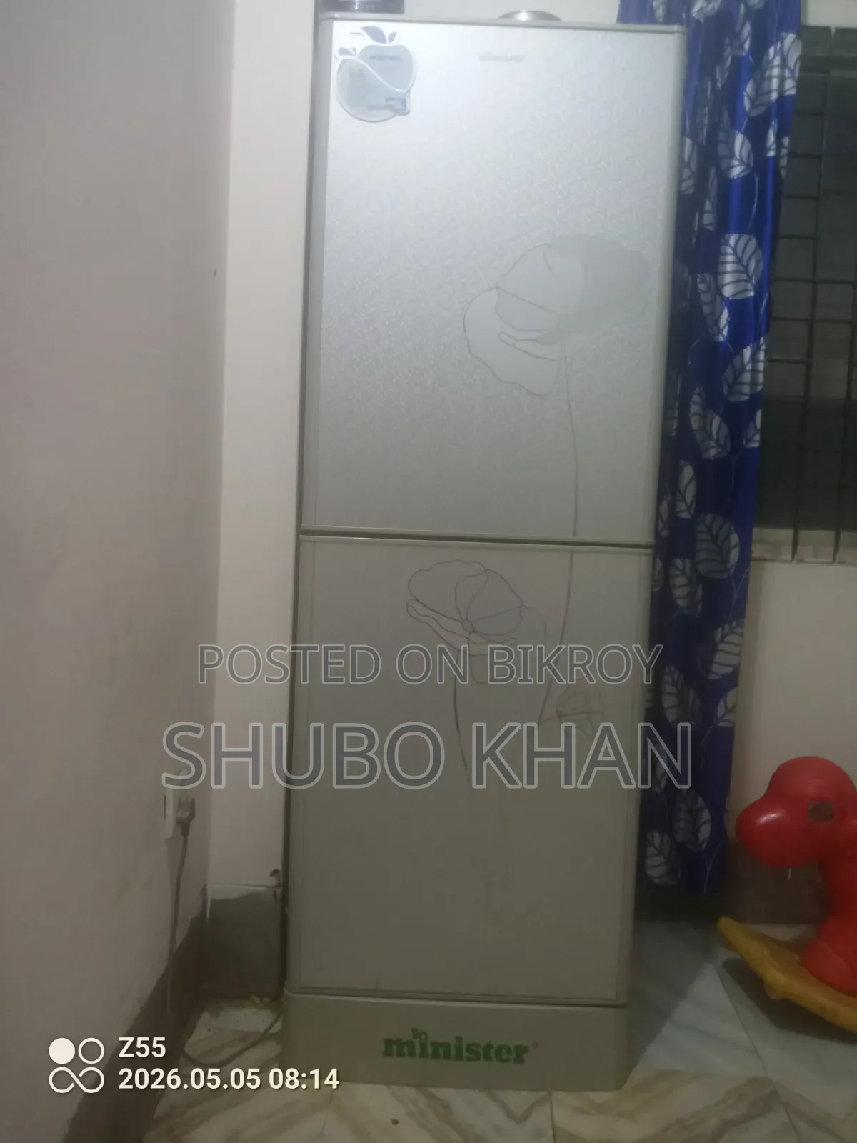 Minister Fridge 252litre Glass Door