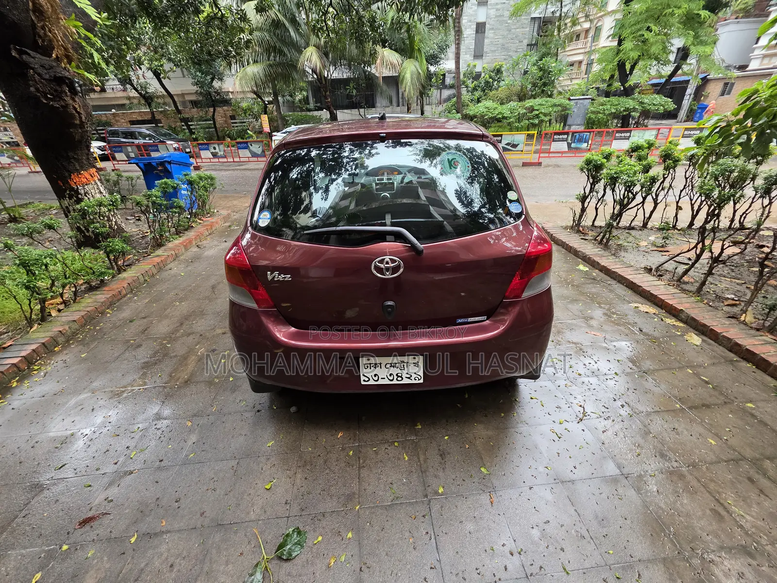 Toyota Vitz 2010 Burgundy