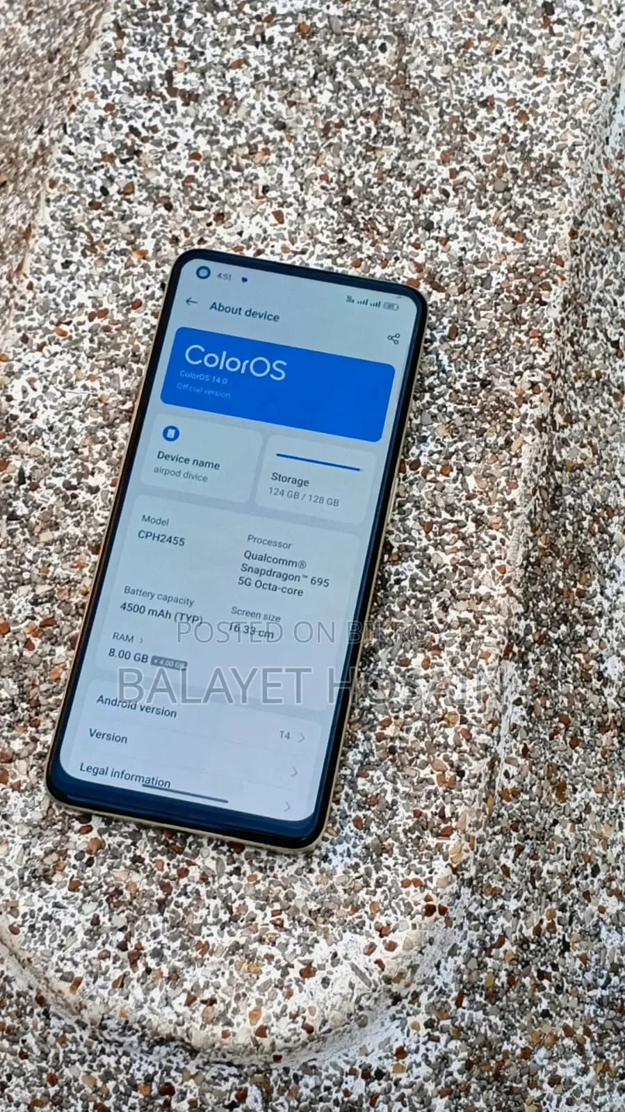 Oppo F21 Pro 5G 128 GB