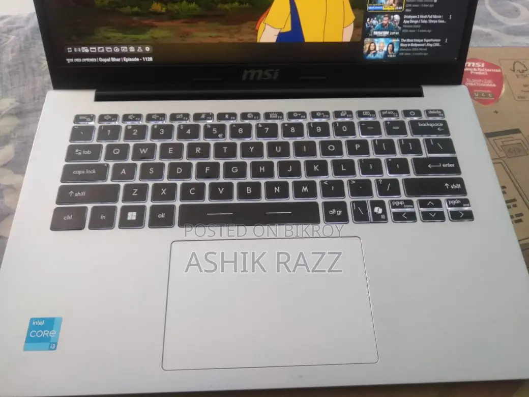 Laptop MSI Modern 14 8GB Intel Core I3 SSD 512GB