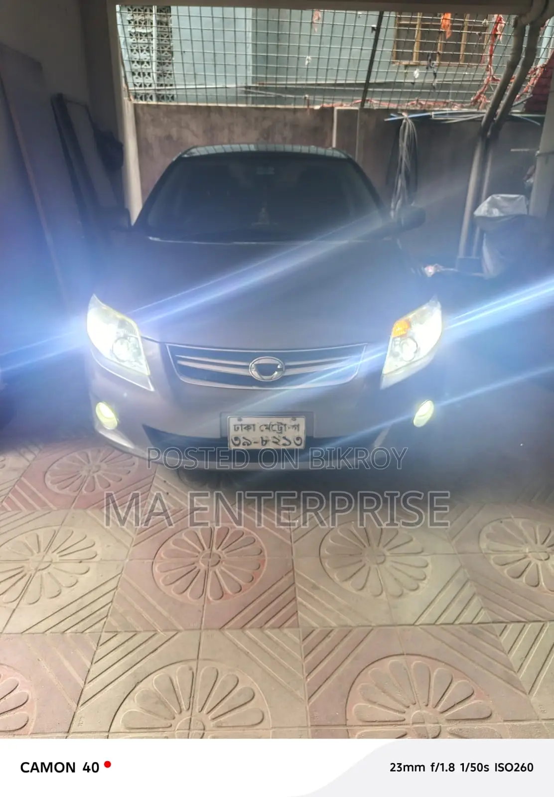 Toyota Corolla Fielder 2010 Gray