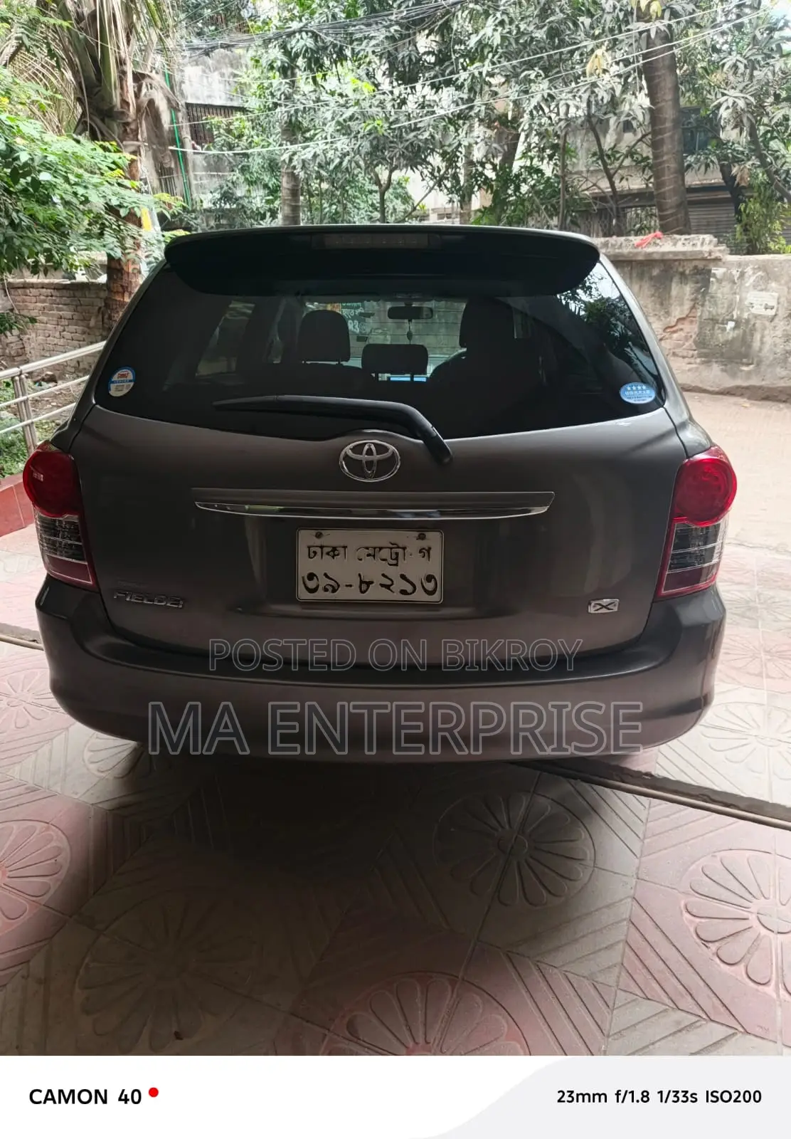 Toyota Corolla Fielder 2010 Gray