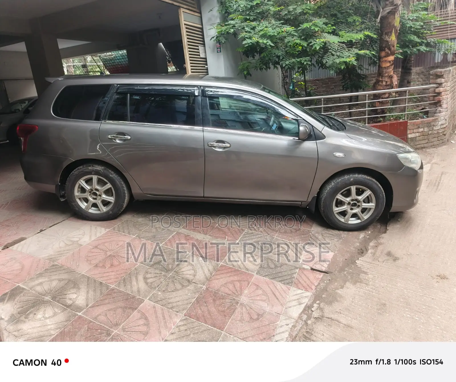 Toyota Corolla Fielder 2010 Gray
