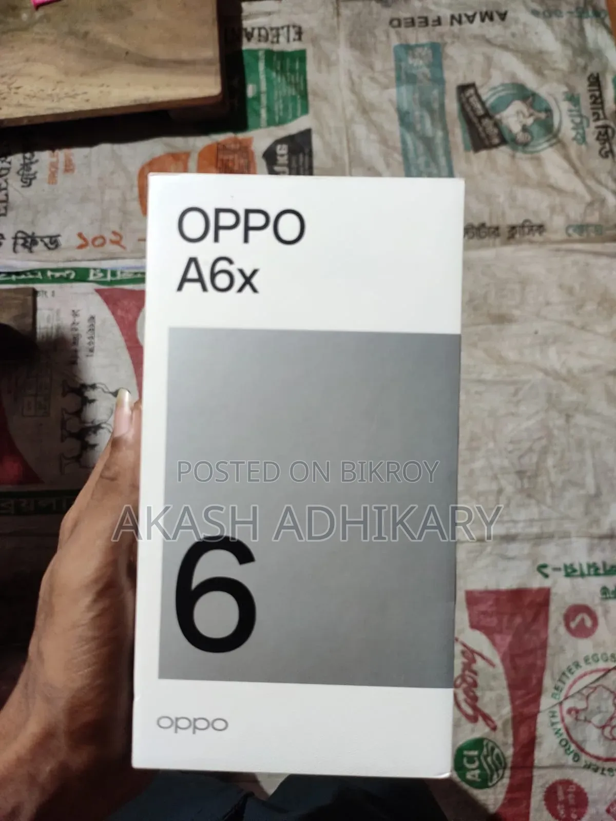 New Oppo A6x 128 GB Black