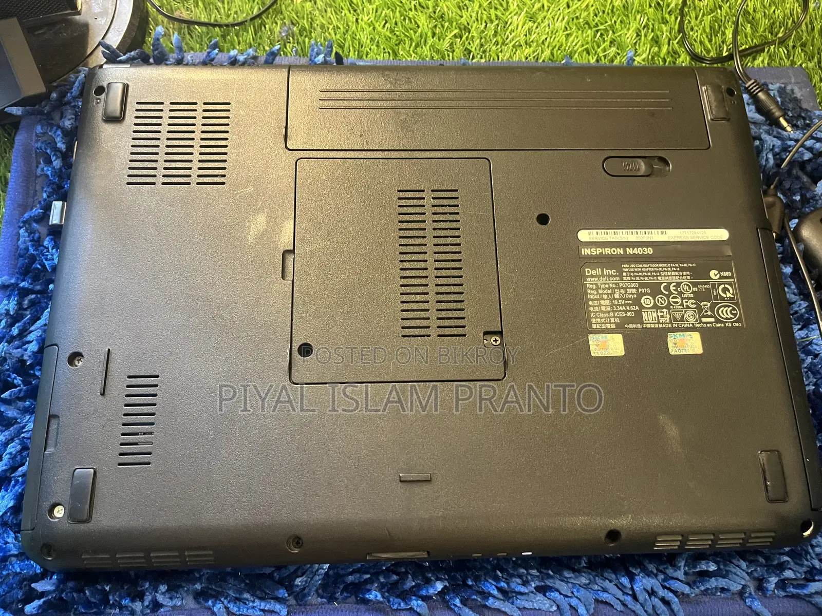 Laptop Dell Inspiron 4000 4GB Intel Core i3 HDD 320GB