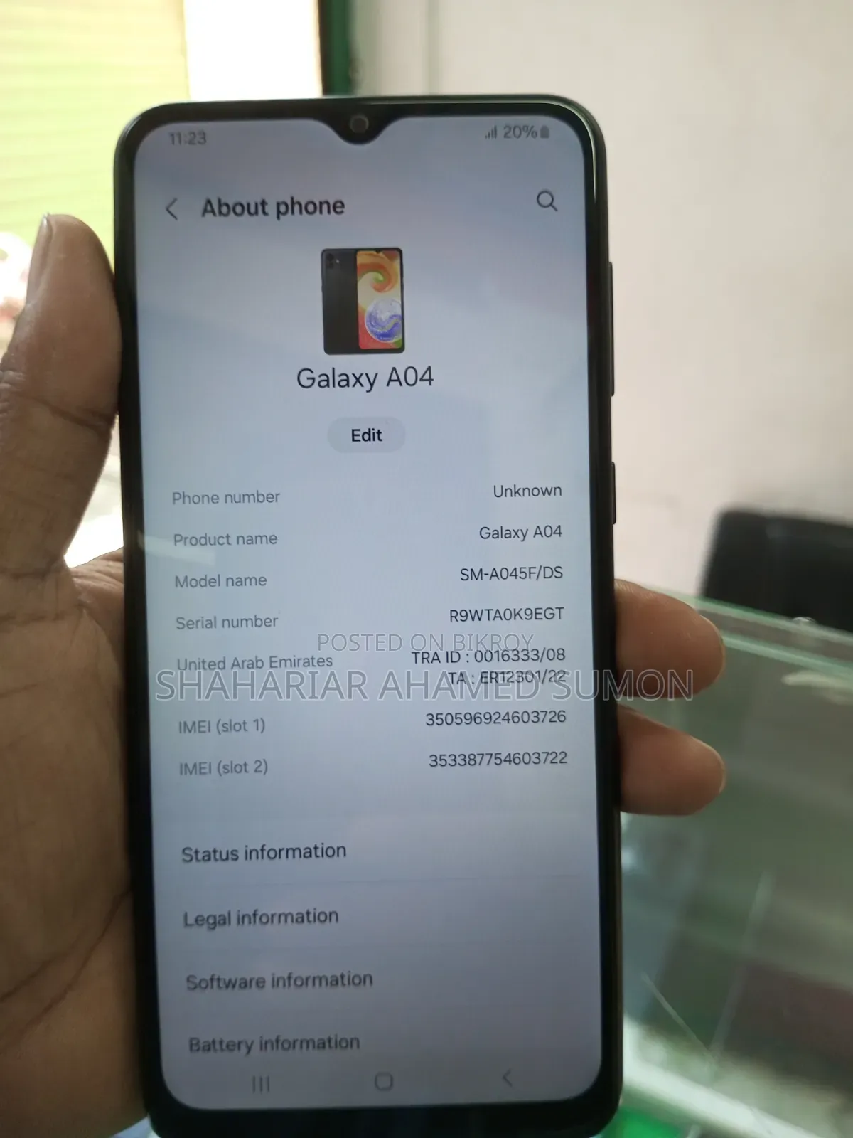 Samsung Galaxy A04 64 GB Black