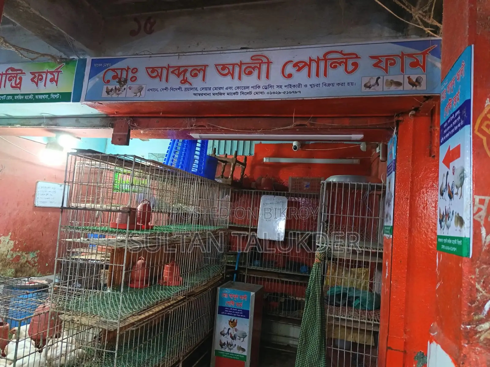 একটি রানিং পল্টি মুরগী দোকান ভাড়া দেওয়া হবে