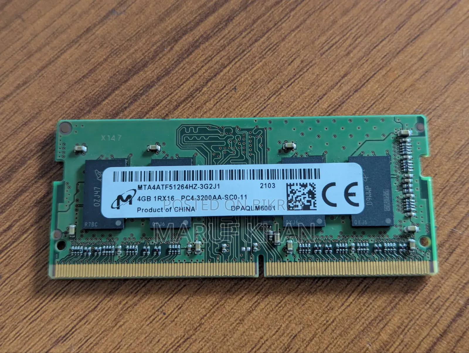 Sk Hynix 4gb Ddr4 3200 Mhz Laptop Ram
