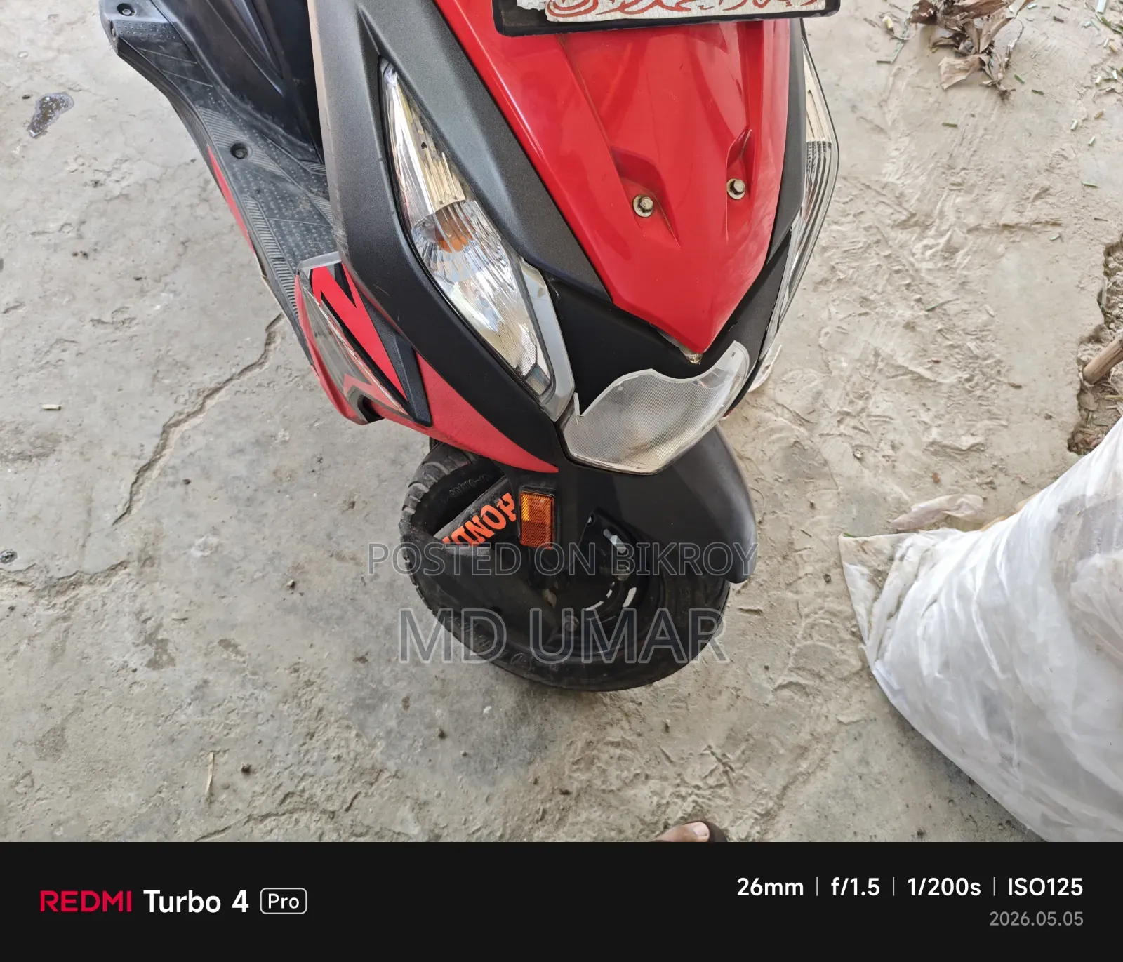 Honda Dio 2021 Red