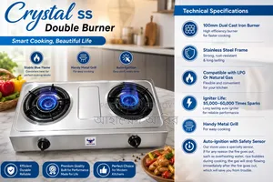 Double Burner Gas Stove