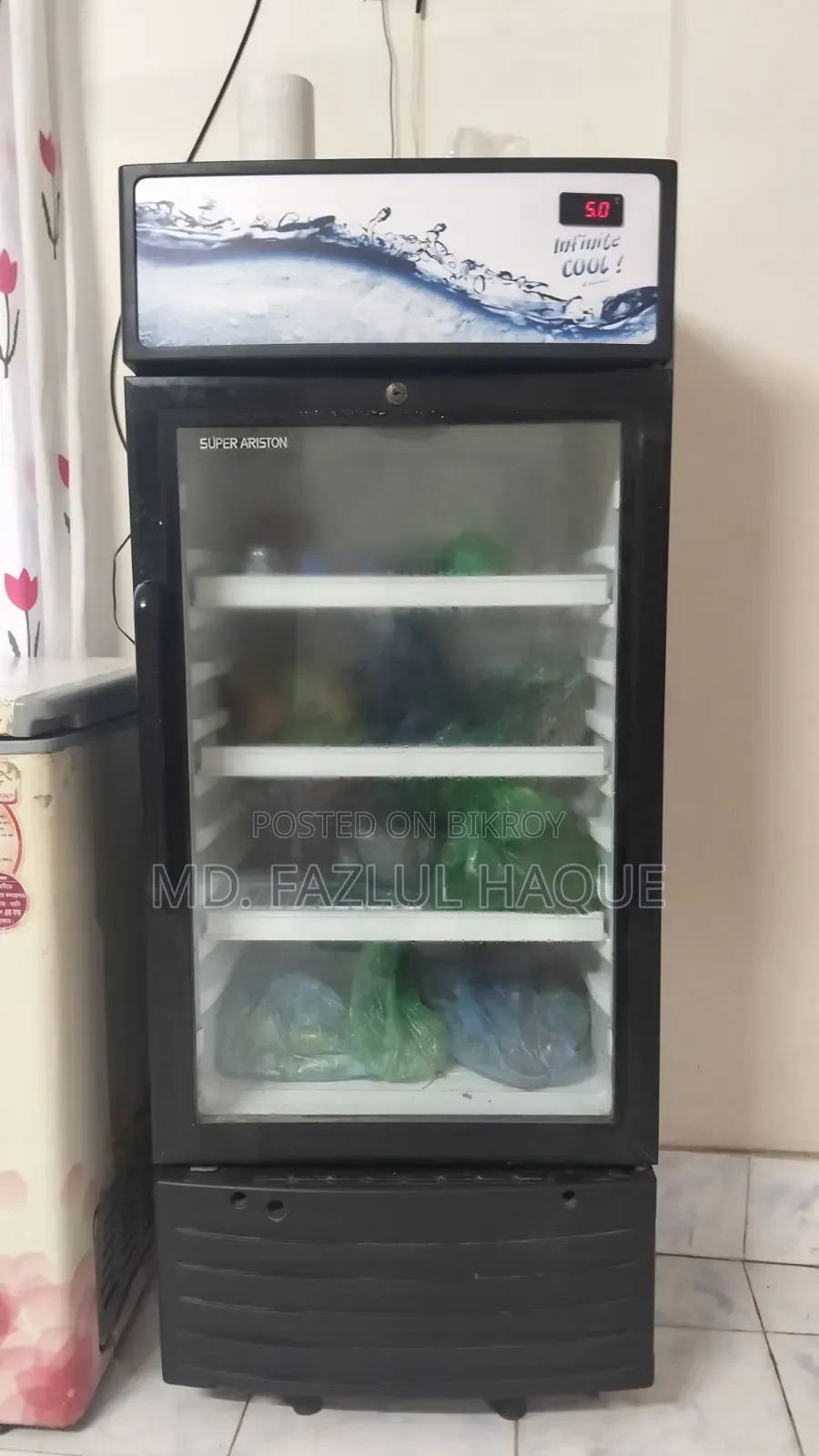 Beverage Cooler Glass Door Fridge